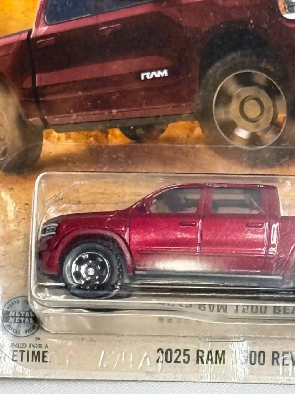 Matchbox 2025 Ram 1500 REV Pickup Red Truck 27/125 New on Card